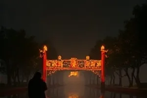 候鸟计划剧照，迁徙季成群掠过高架桥的鸟影