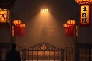 第七块镜片剧照，堆满旧镜片的工坊桌面与侧光